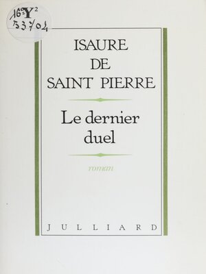 cover image of Le Dernier Duel